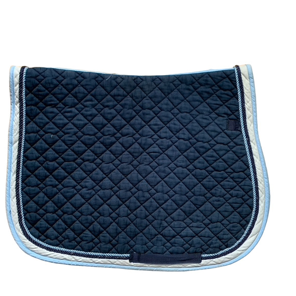 USG Other - USG Navy Blue Quilted Square All Purpose Close Contact English Saddle Pad Full